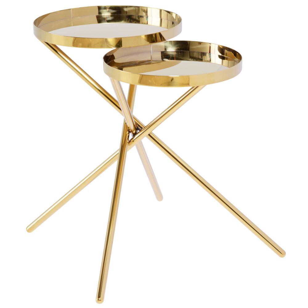 Nuevo HGSX399 OLIVIA SIDE TABLE in GOLD